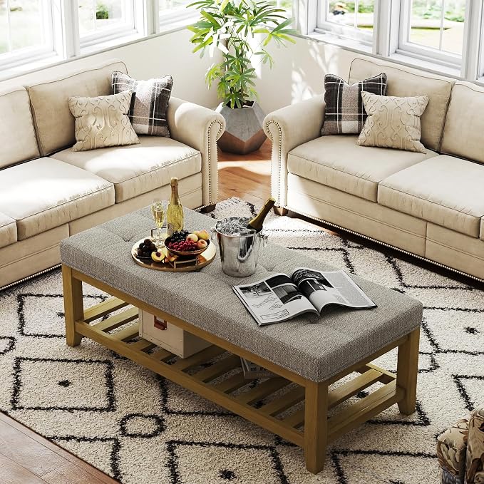 Rectangular-gray Linen