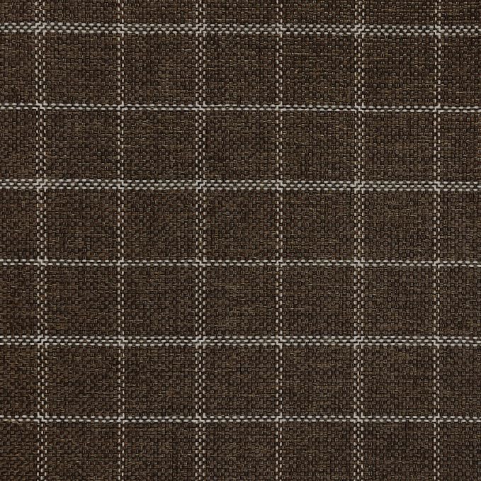 Brown Windowpane Fabric