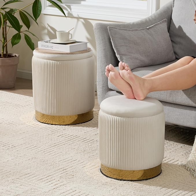 Gold-tone Velvet-beige