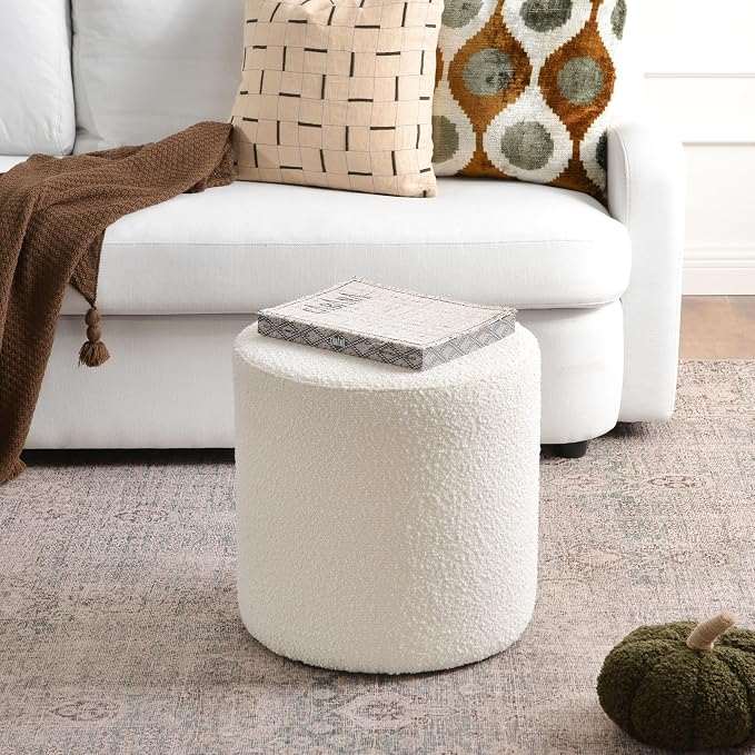 Boucle in Cream White