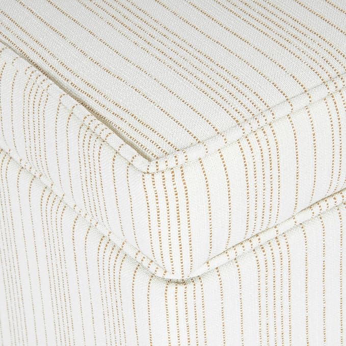 Cream Marigold Pinstripe Fabric
