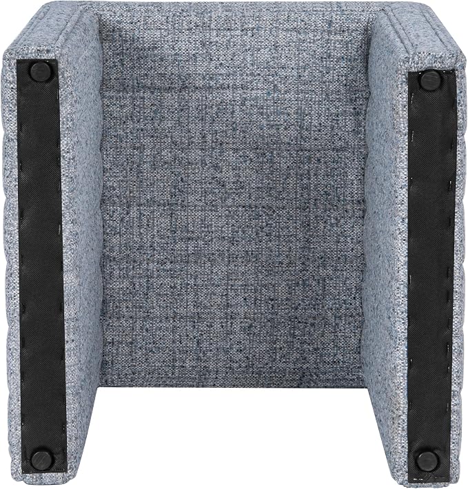 Blue Gray Woven Fabric