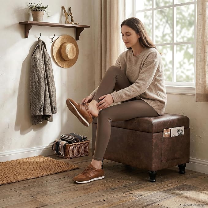 Brown-pu Leather