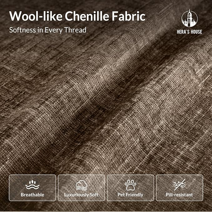 Chenille Grayish Brown