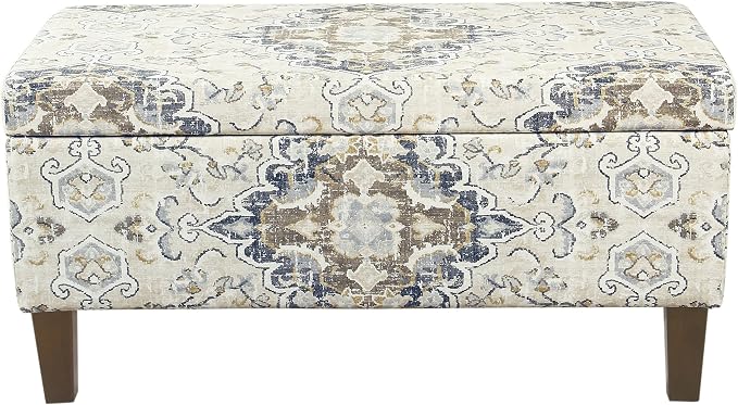 Antiqued Print Ebony and Cream