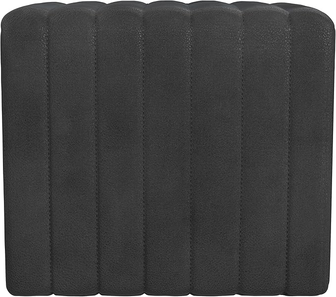 Black Faux Leather