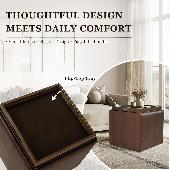 Brown Faux Leather