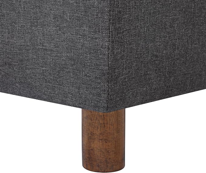 Dark Gray With Brown Wood