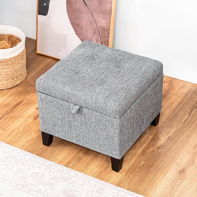 Grey With Wood Legs