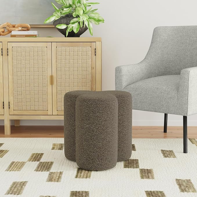 Dark Brown Boucle