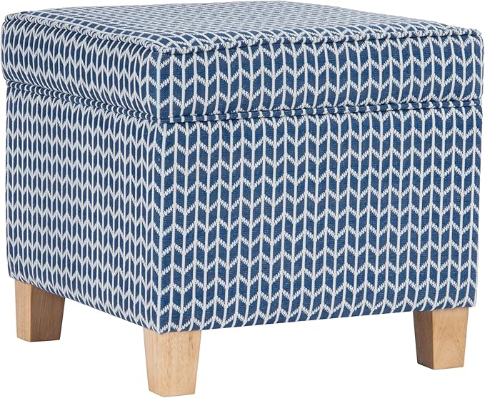 Blue Chevron Print