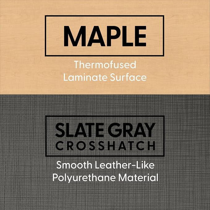 Slate Gray Crosshatch/Maple