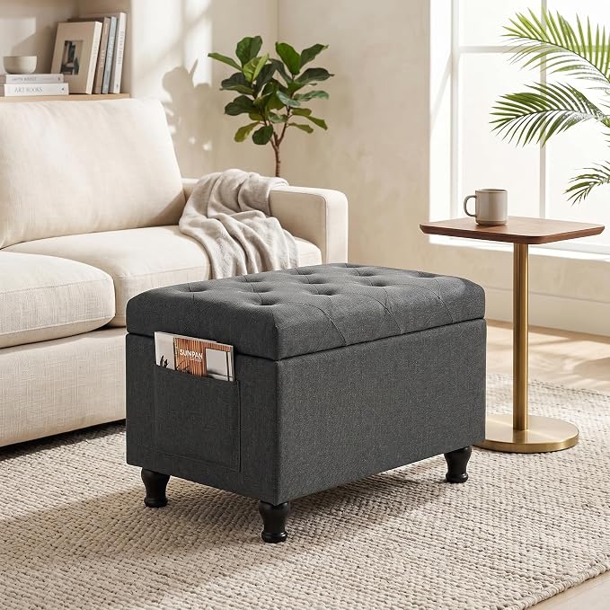 Dark Grey-linen Fabric