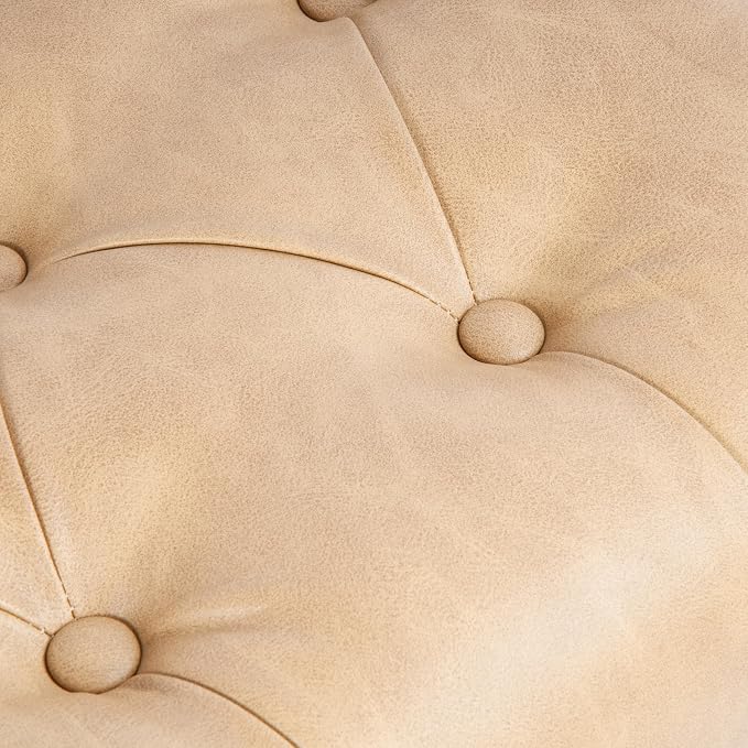 Sand Faux Leather