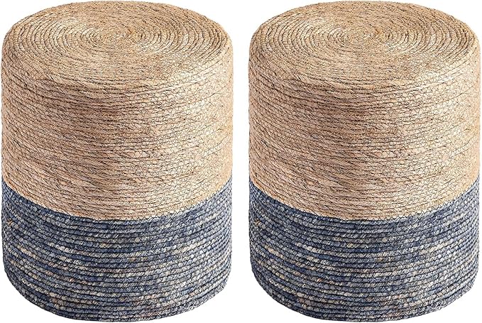 2pcs 14inch Natural Cattail-blue