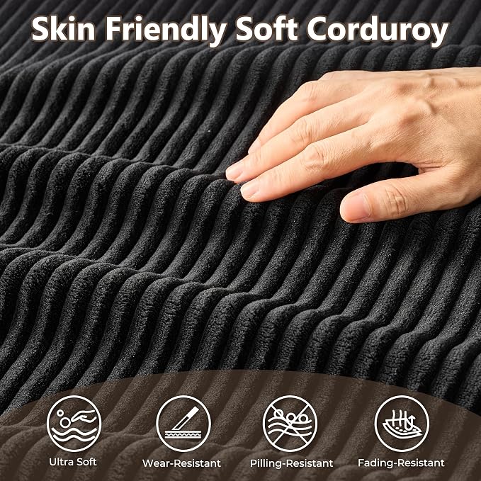 Corduroy Black