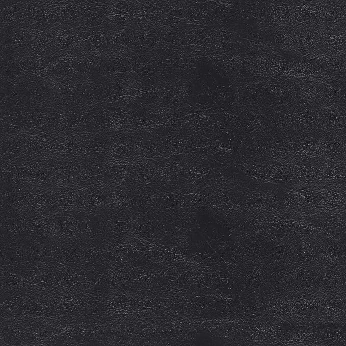 Black Faux Leather