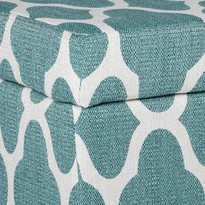 Teal Blue Geometric