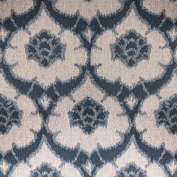 Blue Medallion Print