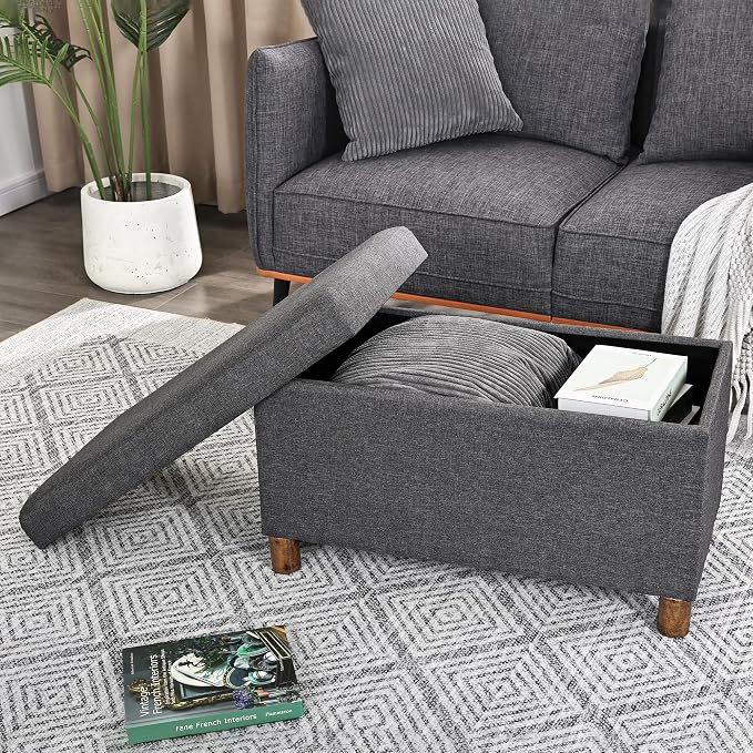 Dark Gray With Brown Wood