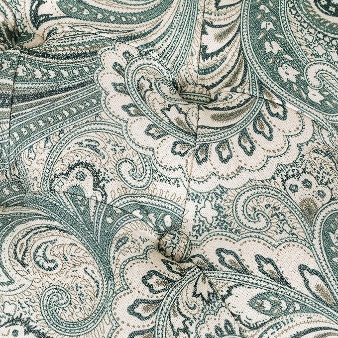 Blue Boho Paisley Floral