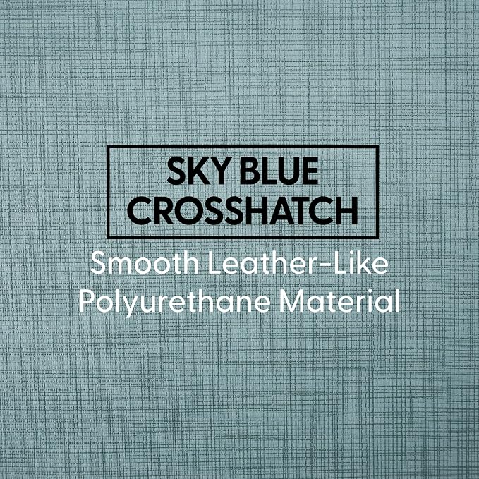 Sky Blue Crosshatch